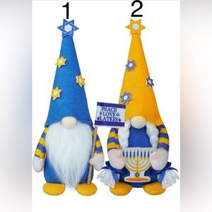 Hanukkah Plush Gnome Decoration & will include Hanukkah ornaments